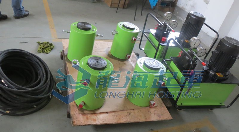 龍升電動(dòng)液壓分離式千斤頂