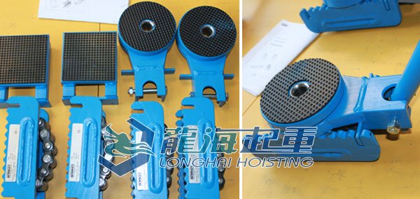 N型成套載重滾輪小車附件（轉(zhuǎn)盤、承載板）實物