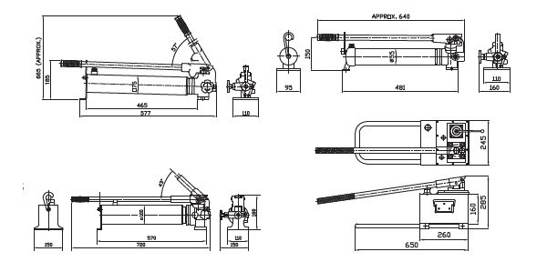 DP手動泵尺寸圖