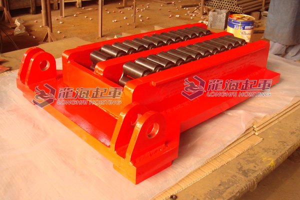 重型設備移運：雙排輪滾輪小車定制實物