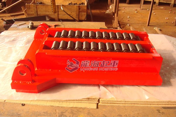 重型設備移運：雙排輪滾輪小車定制實物